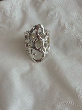 Silver Openwork Statement Ring - Women's Jewelry